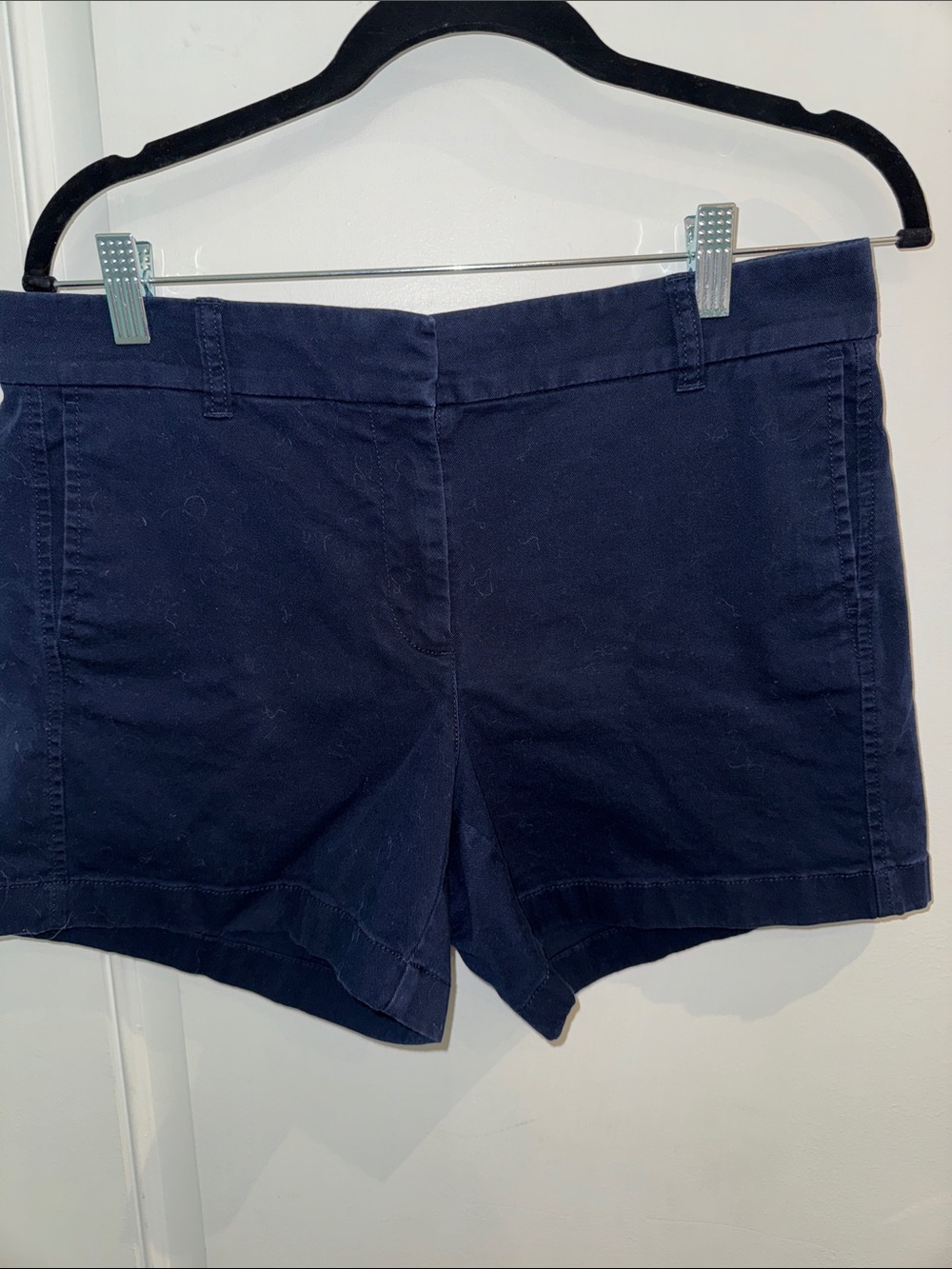 J Crew navy chino shorts